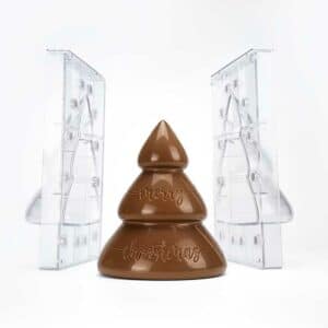 Schokoladenform-Weihnachtsbaum-Merry-Christmas